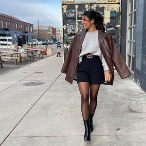 Vintagee Brown Leather Jacket